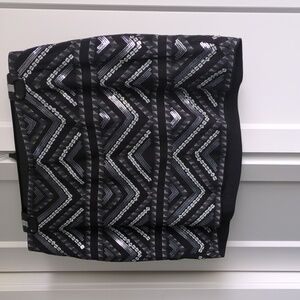 Sequined skirt, elastic waistband